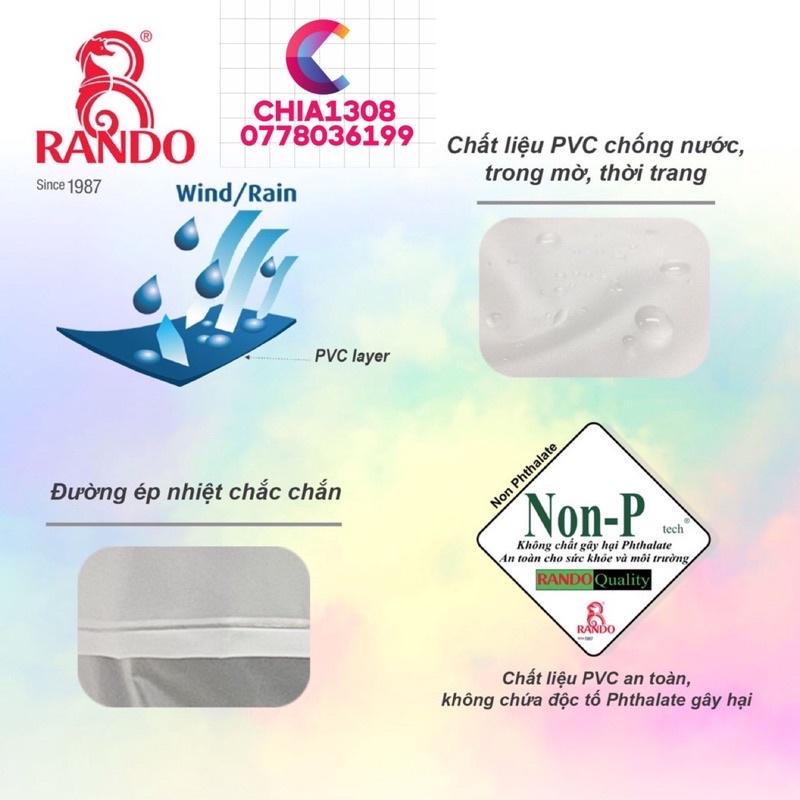 ÁO MƯA DÂY KÉO TRONG CHỐNG GIỌT BẮN RANDO CAO CẤP ( sỉ ib)