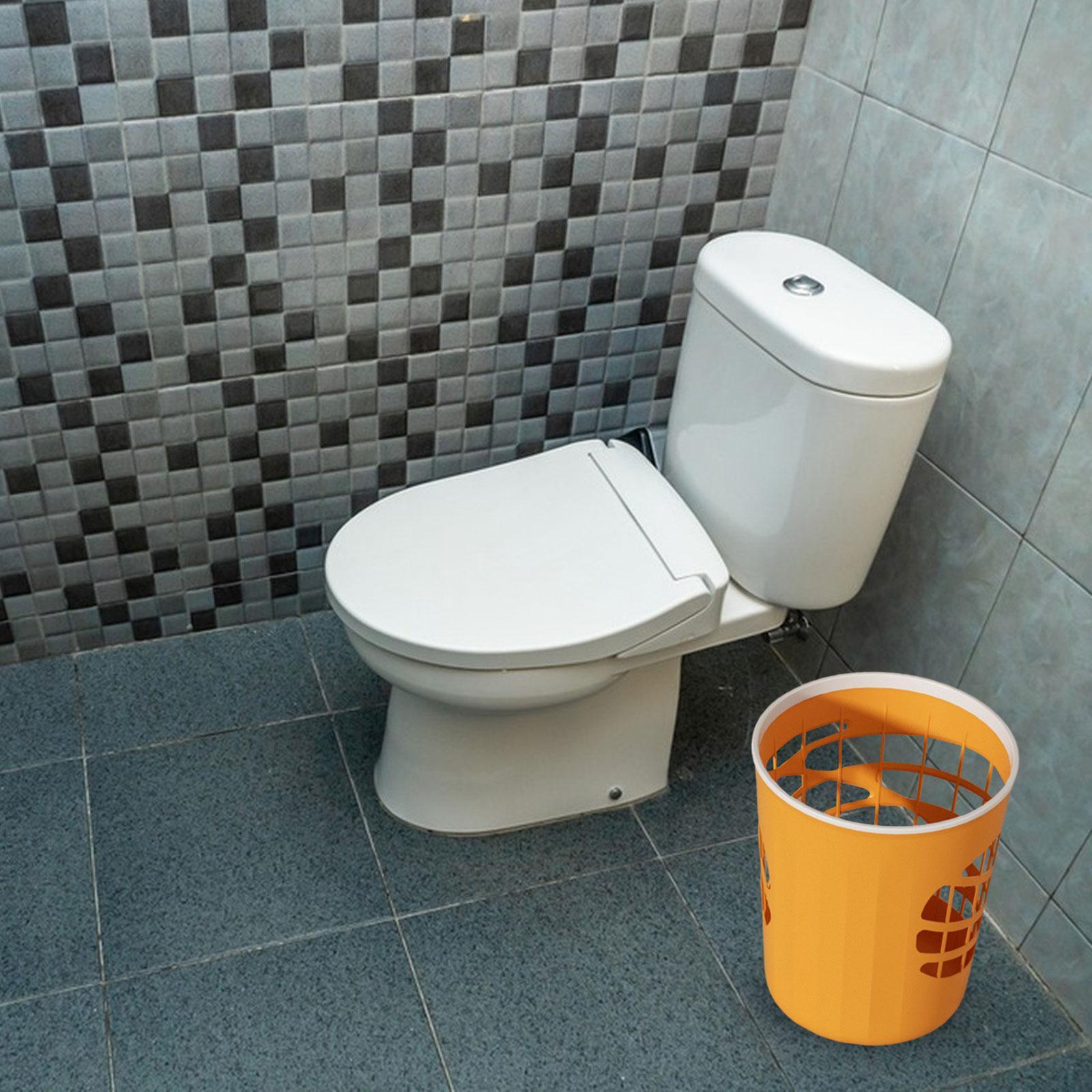 Garbage Container Round Durable Toilet Waste Bins for Toilet Bathroom Office