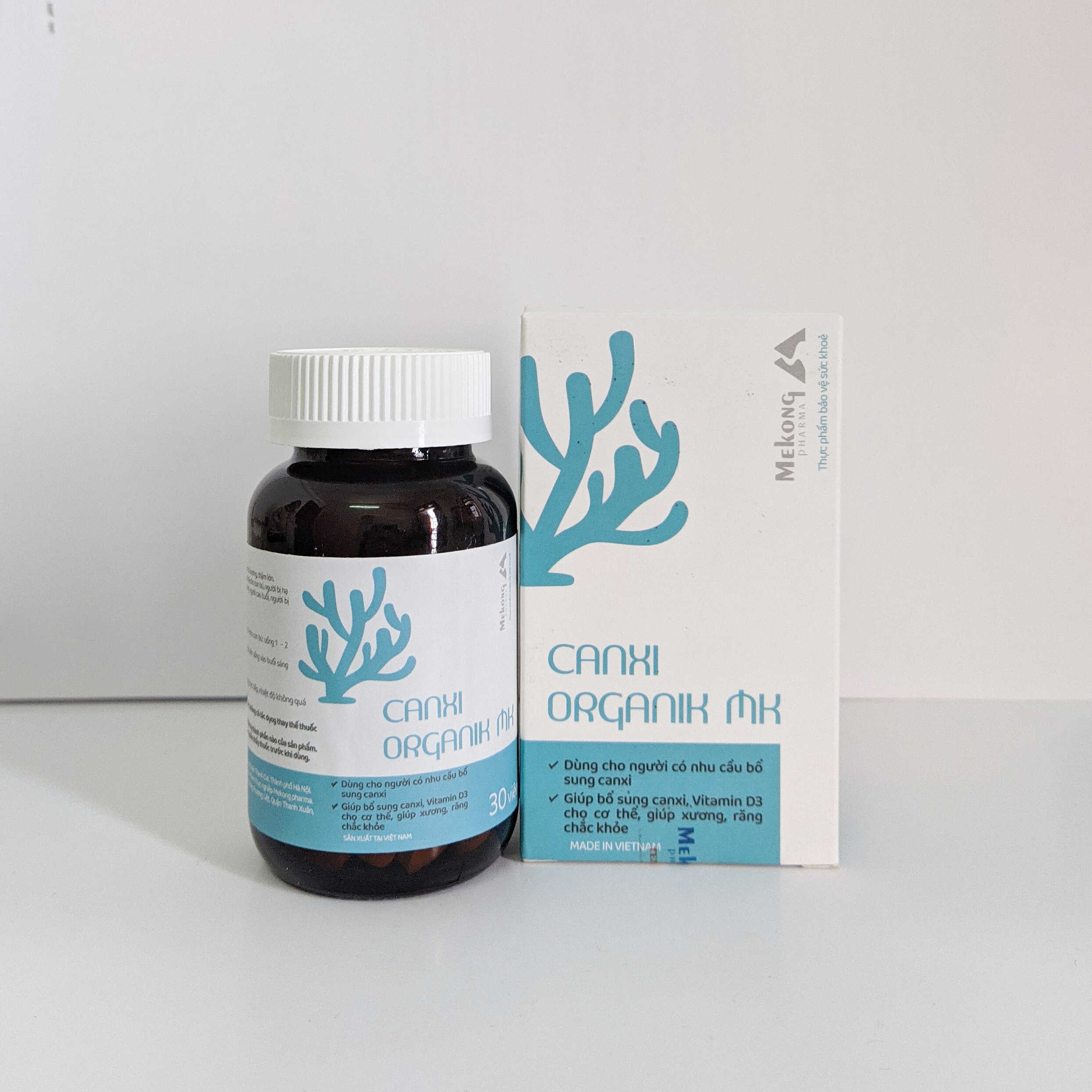 Canxi Oganik Mekong - Bổ sung canxi, hỗ trợ phát triển chiều cao, giảm nguy cơ loãng xương ở người lớn