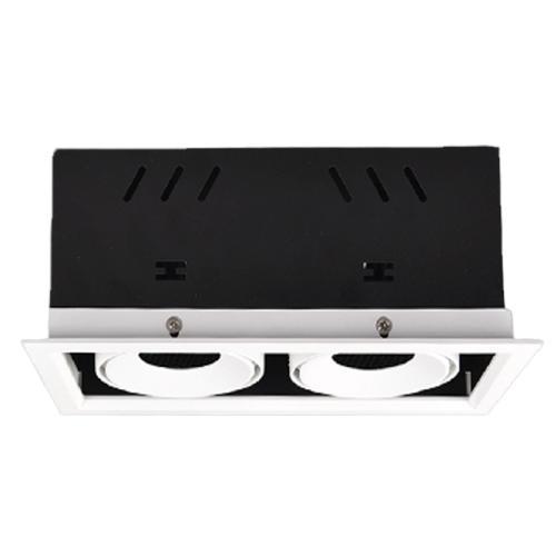 ĐÈN LED DOWNLIGHT MẶT VUÔNG ĐÔI 2X20W MPE