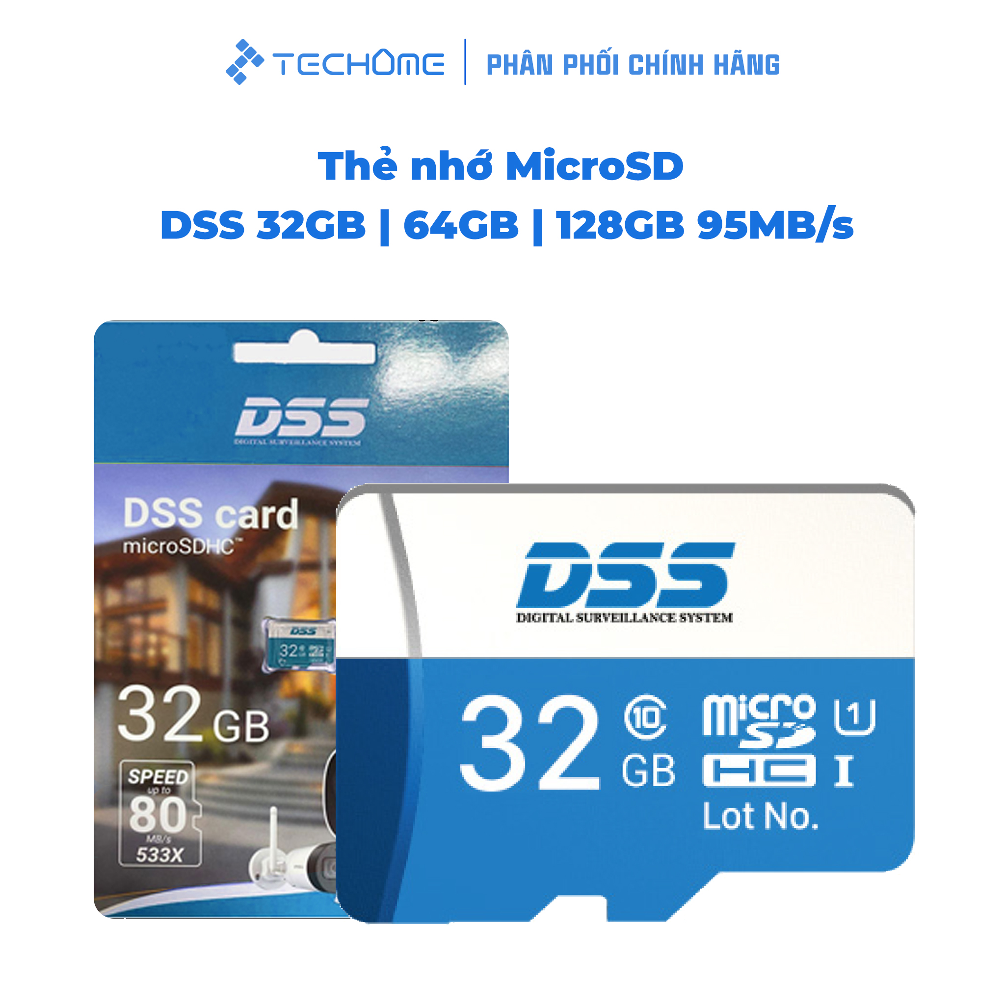 Thẻ nhớ DAHUA DSS 32GB 64GB 128GB Micro SD Tương Thích Với Nhiều Hệ Điều Hành - Hàng chính hãng