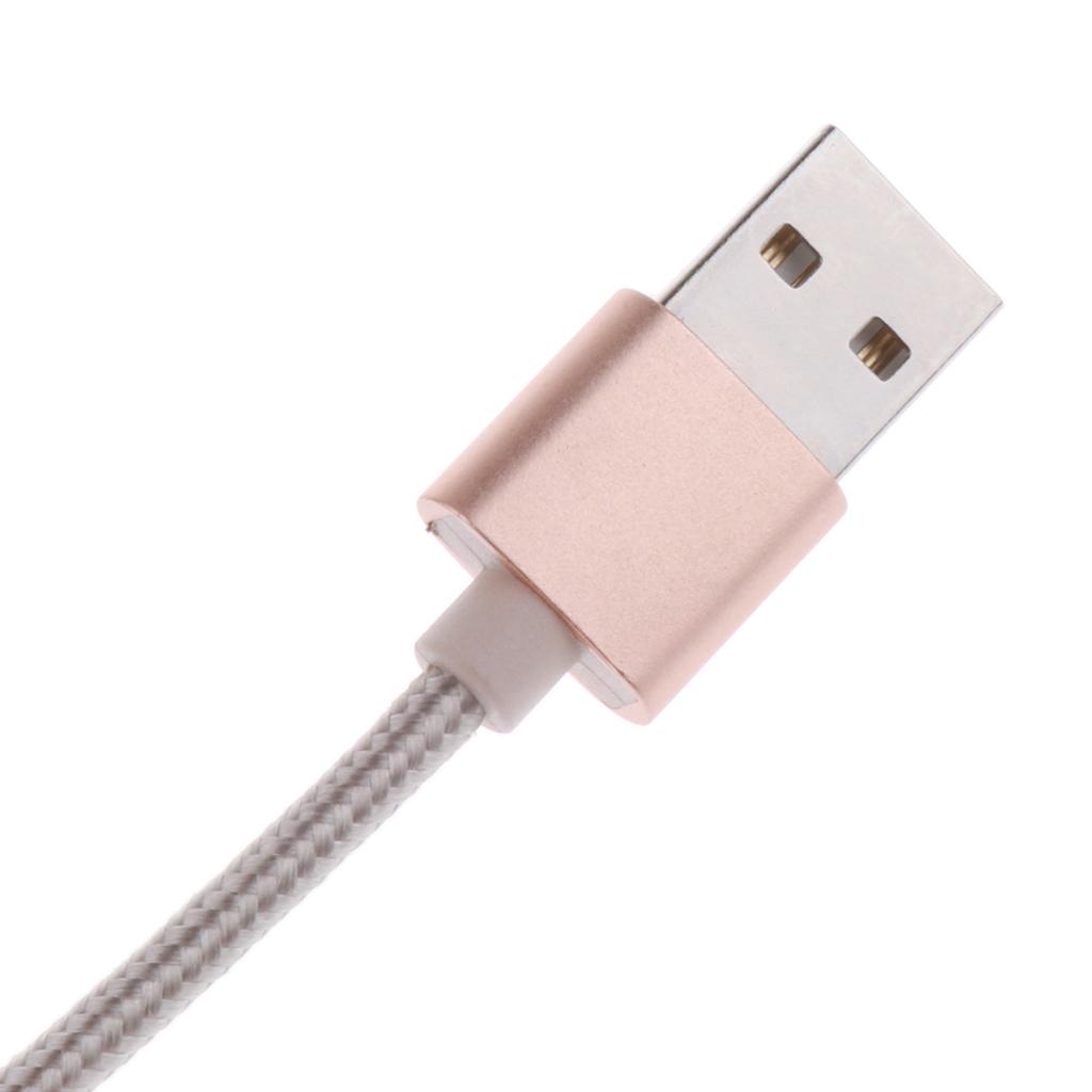 3 In 1 Nylon Cable Micro USB/Type C Sync Charge For All Devices IPhone