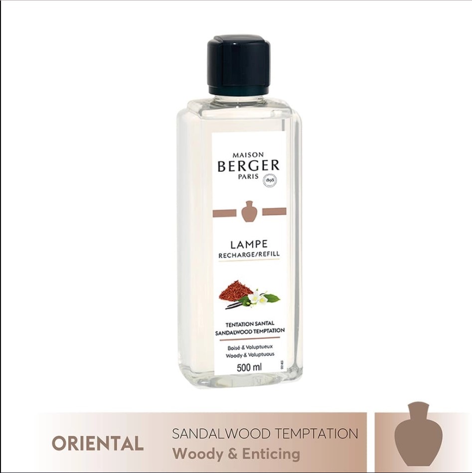 Maison Berger - Tinh dầu đèn xông hương Sandalwood Temptation - 500ml