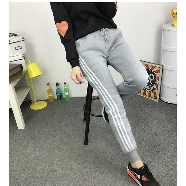 QUẦN JOGGER PANT NỈ PHỐI 3 SỌC VIỀN (n3s)