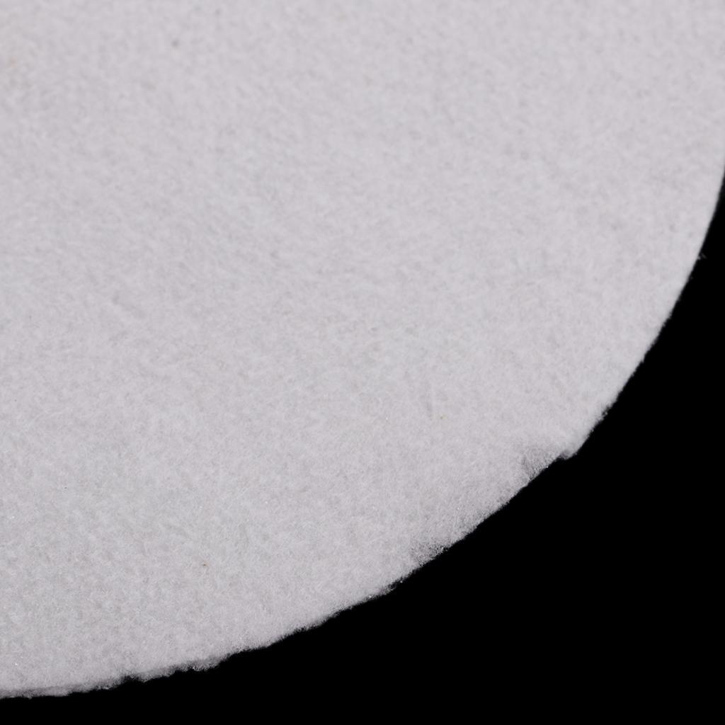 30 Sheet Ceramic Fiber Round Microwave Kiln Glass Fusing Paper, Dia 115mm