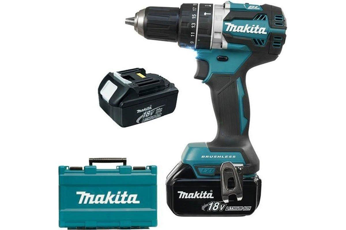 MÁY VẶN VÍT DÙNG PIN 18V (01 ĐẾ SẠC 02 PIN 18V 3.0AH) MAKITA DHP484RFE - HÀNG CHÍNH HÃNG