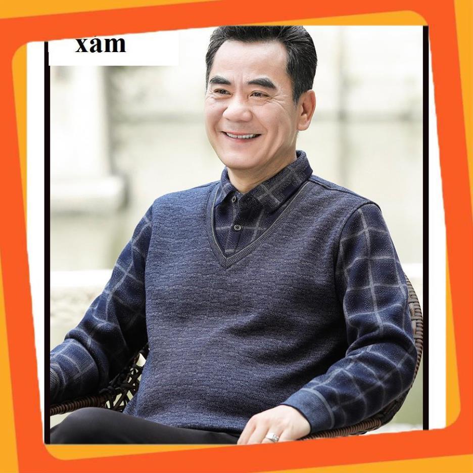 Áo ấm lót nỉ cho bố, cho ông