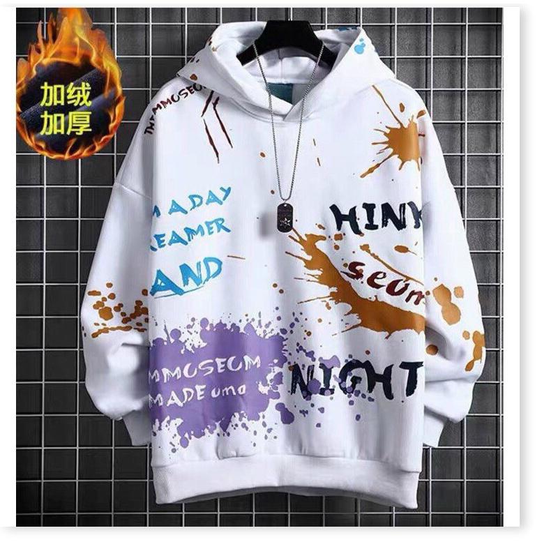 Áo khoác hoodies có mũ nữ hoạ tiết cực chất