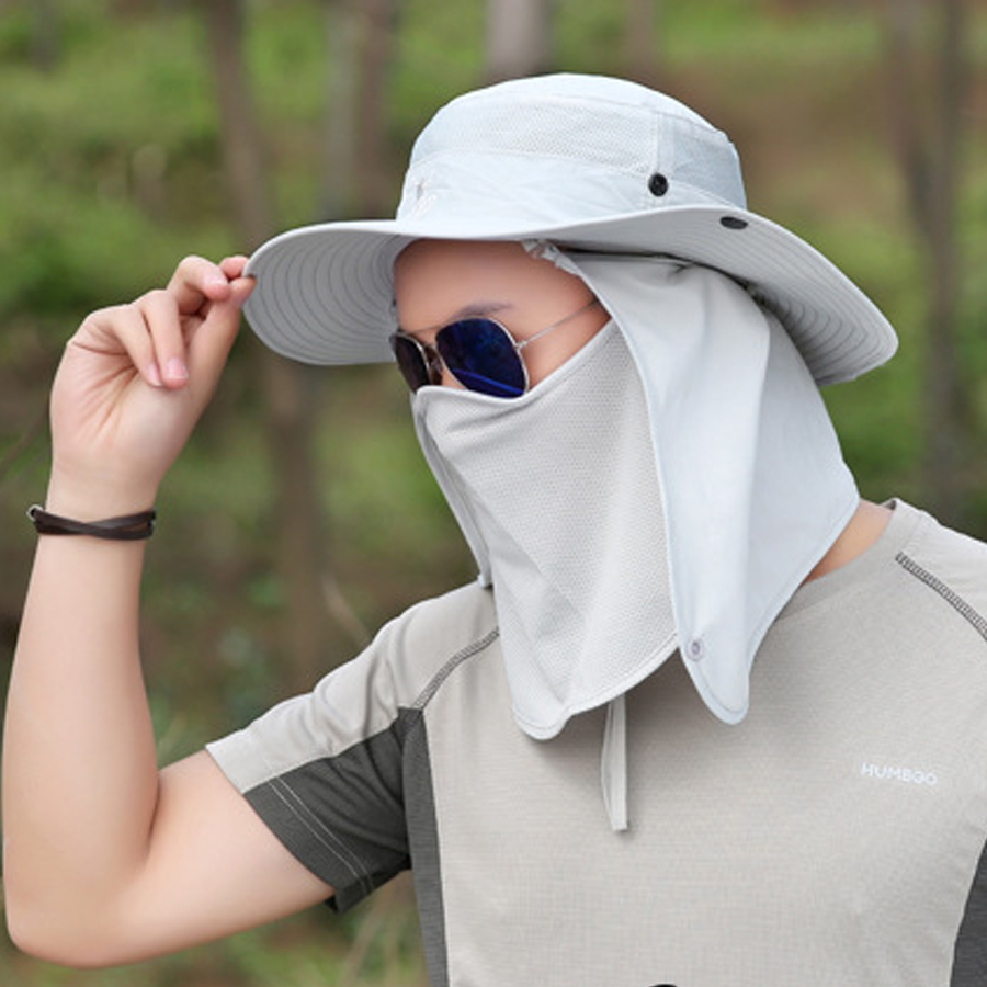 Mũ nón chống nắng nam, mũ nón đi câu cá, cắm trại cho Nam – chống tia UV – bảo vệ da đầu