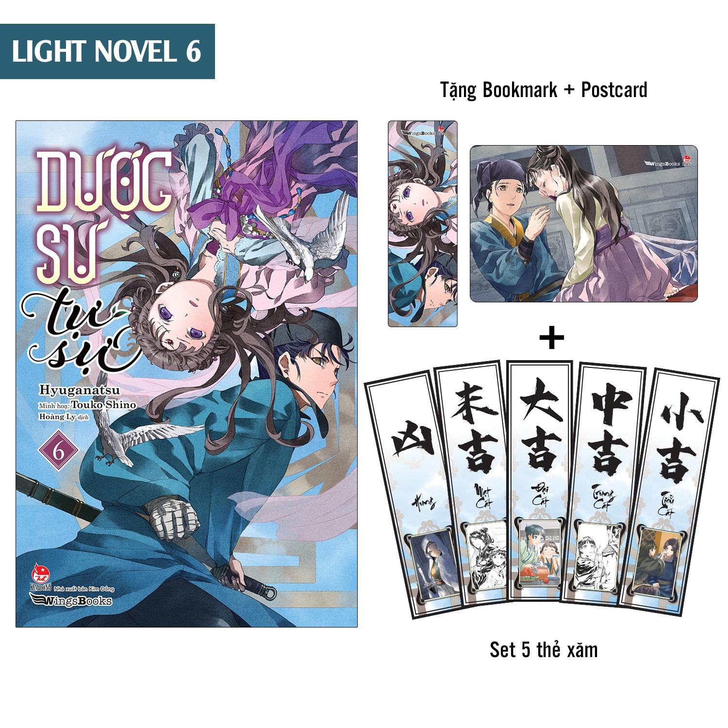 Sách - [Light Novel] Dược Sư Tự Sự - Tập 6 - Tặng Kèm Bookmark + Postcard + Set 5 Thẻ Xăm