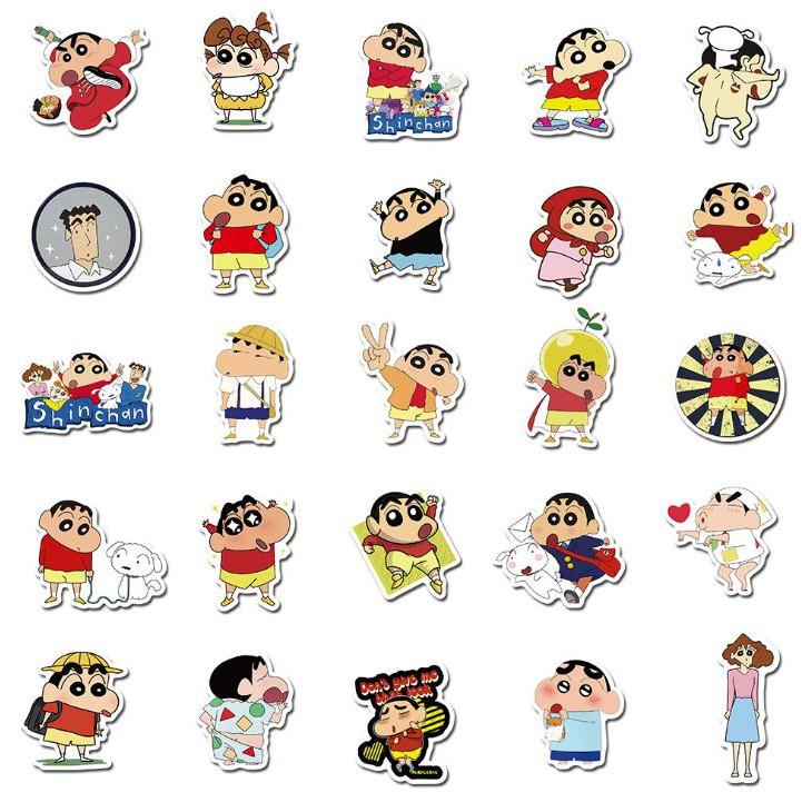 Sticker dán cao cấp CẬU BÉ BÚT CHÌ Cực COOL ms#105