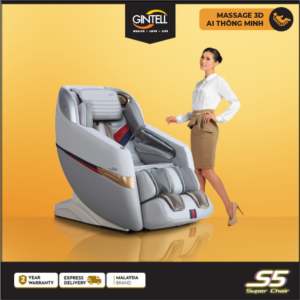 Ghế Massage Toàn Thân S5 SuperChair | 3 năm bảo hành chính hãng