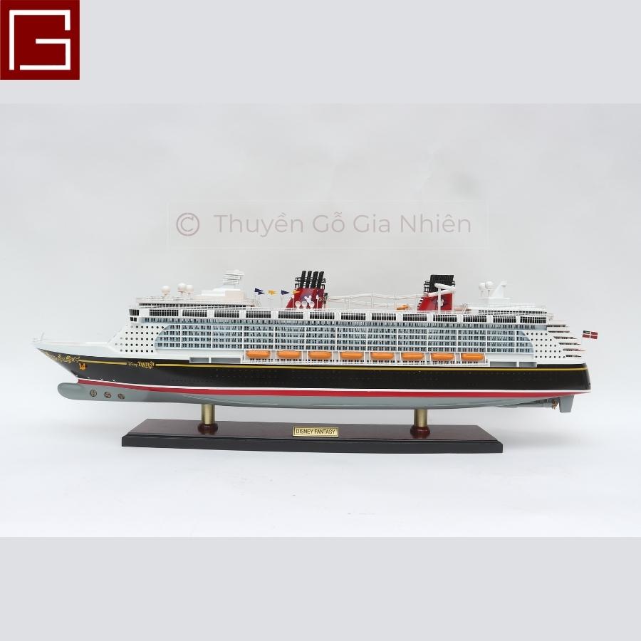 Mô Hình Thuyền Gỗ Trang Trí Phong Thủy Dạng Thuyền Du Lịch DISNEY FANTASY Chính Hãng, Hàng Xuất Khẩu Chất Lượng Cao