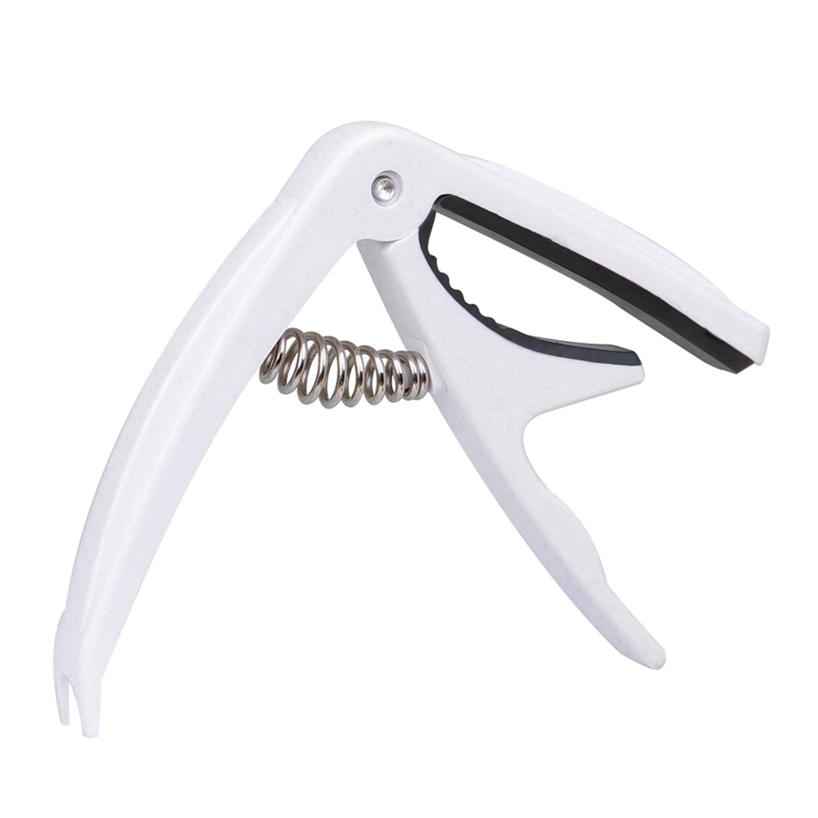 Quick Change Capo for Acoustic / Electric Guitar Ukulele Universal White