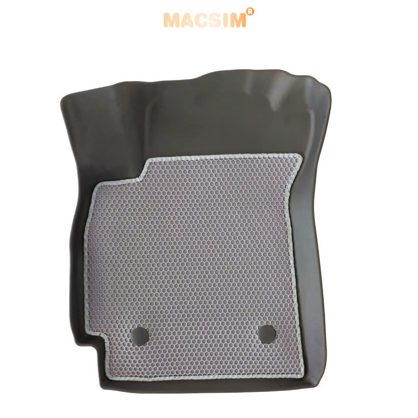 Thảm ô tô sd3 2 lớp dạng lưới lục giác Hyundai Elantra 2023+ (ghi) - bề mặt cao su siêu sạch - Macsim