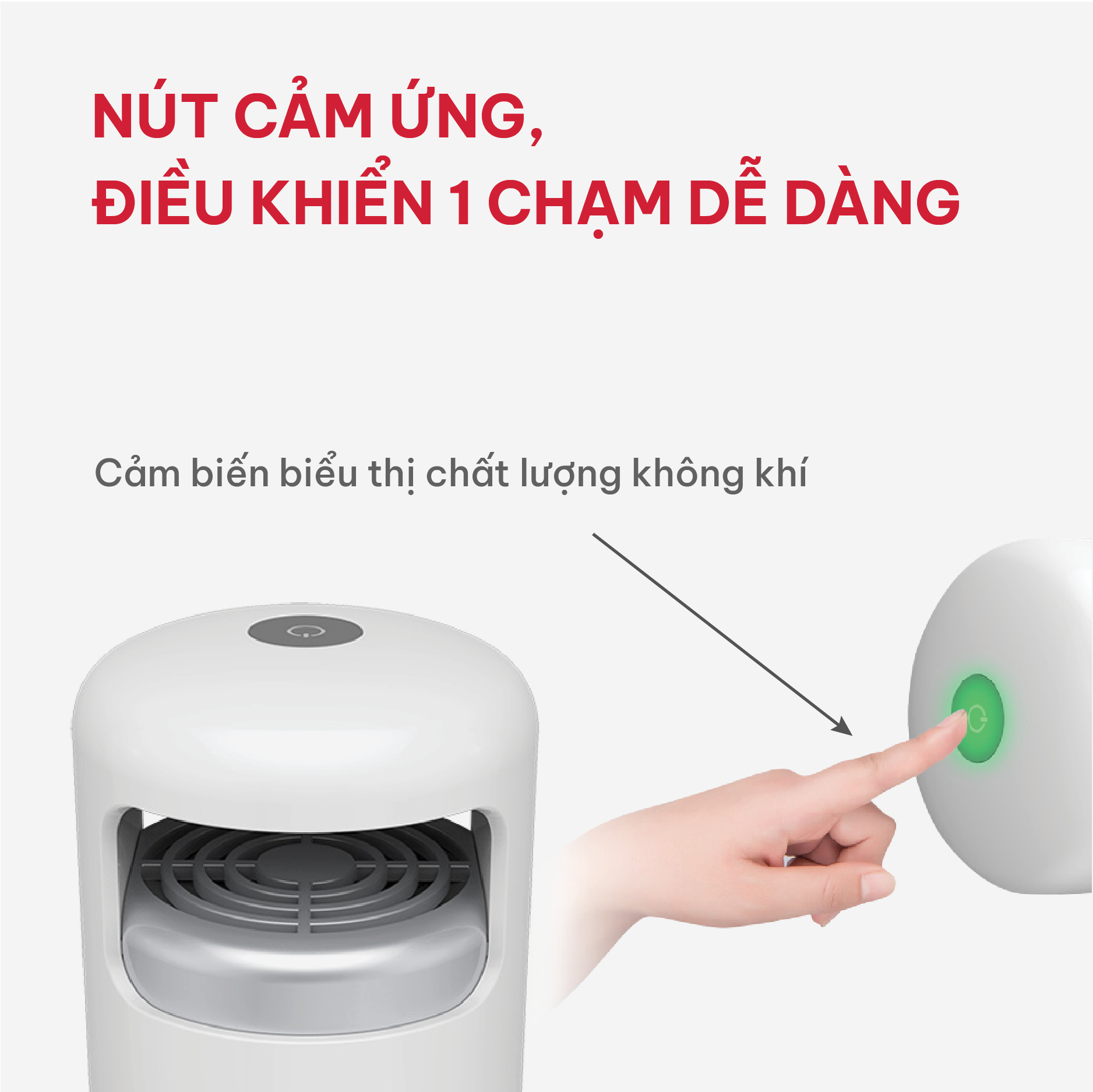 Máy lọc không khí E05B - Hàng chính hãng