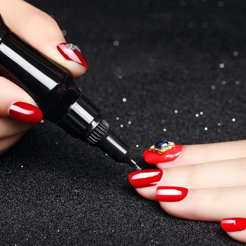 Lọ keo dán đá trang trí móng tay nghệ thuật nhanh khô 2 đầu tiện lợi