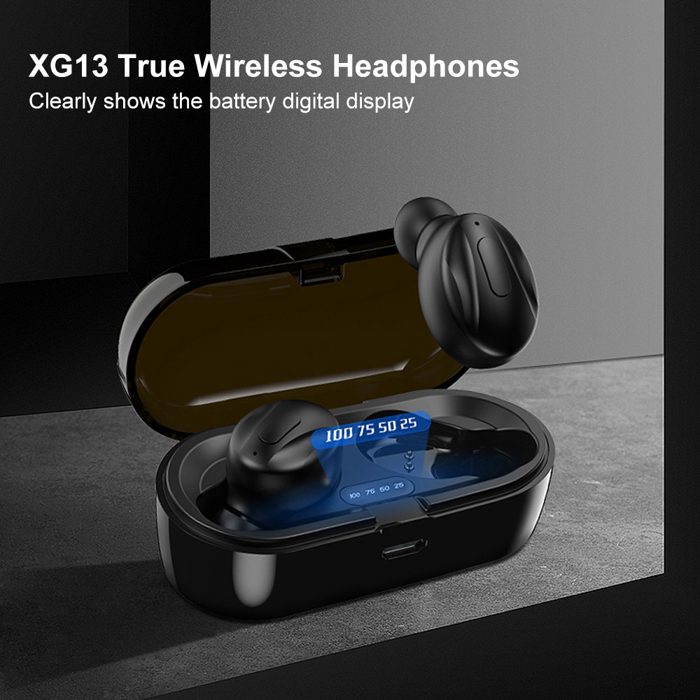 Tai Nghe Nhét Tai Không Dây Xg13 Bluetooth 5.0 TWS IPX5 Chống Thấm Nước Giảm Tiếng Ồn