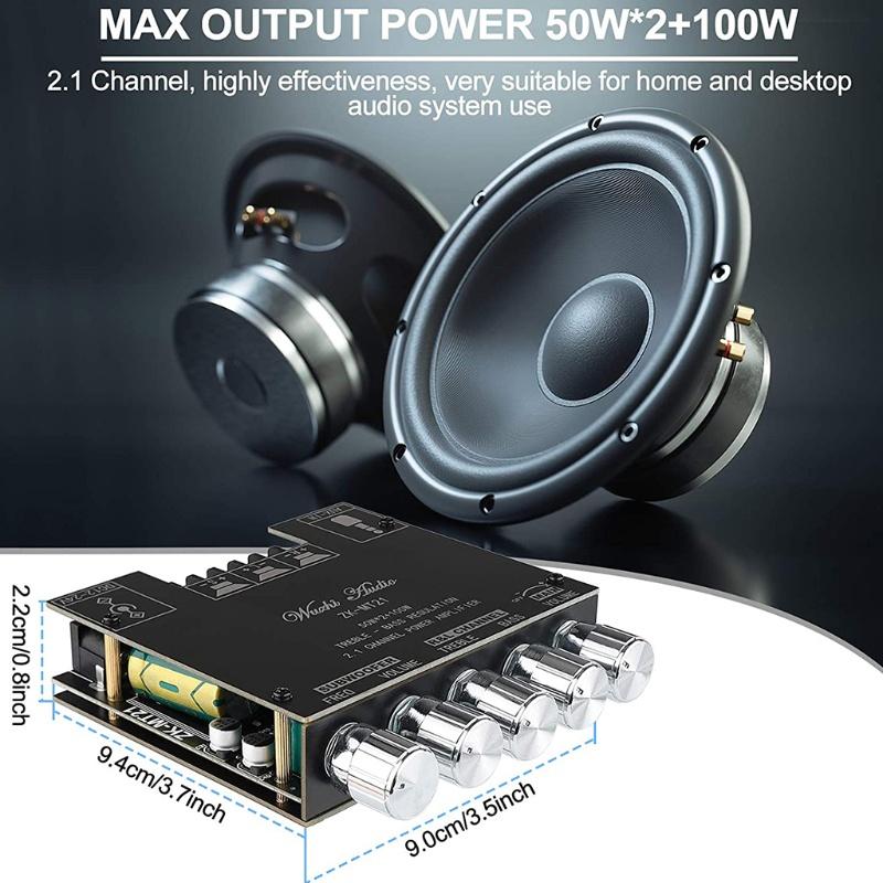~ Audio Power Amplifier Digital Amplifier HIFI Bluetooth-compatible 5.0 Power Stereo Audio Home Theater Module Excellent