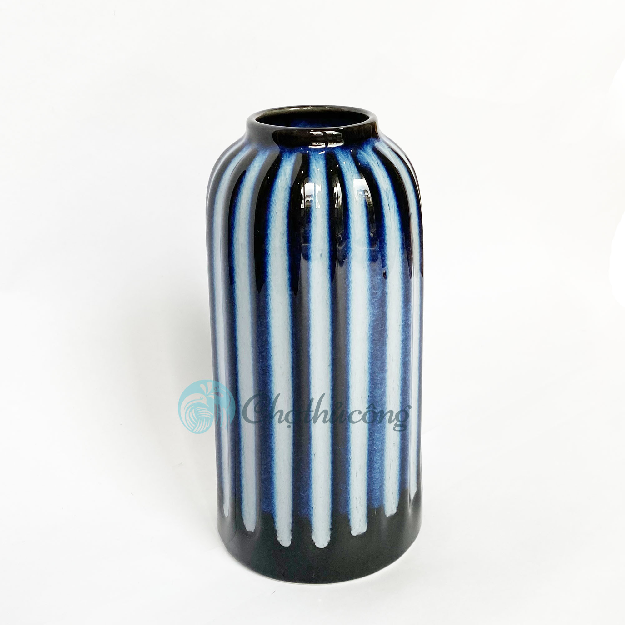 Bình hoa gốm men hỏa biến - Lọ hoa decor gốm bát tràng, bình gốm cắm hoa cao cấp trang trí vintage handmade