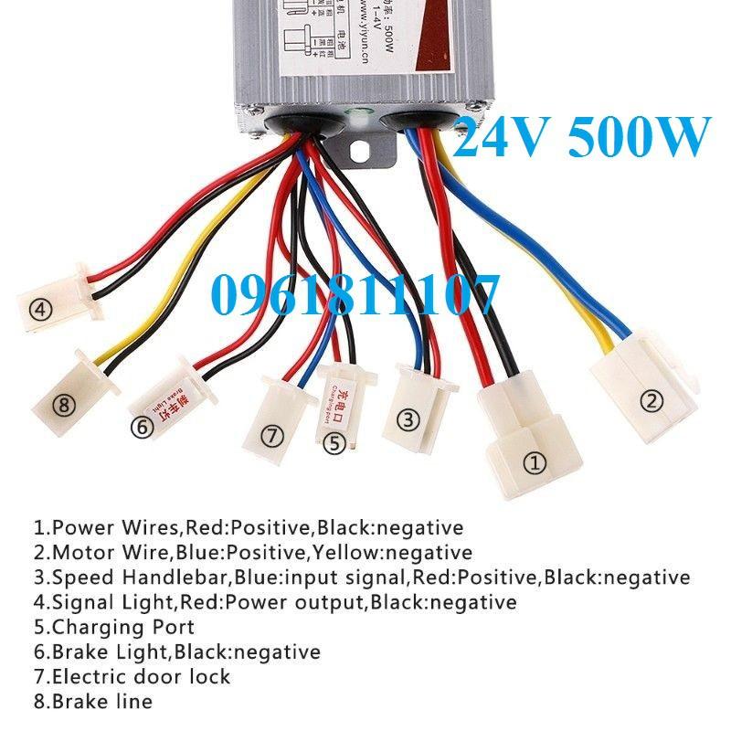 IC điều tốc 24V 500w cho motor có chổi than