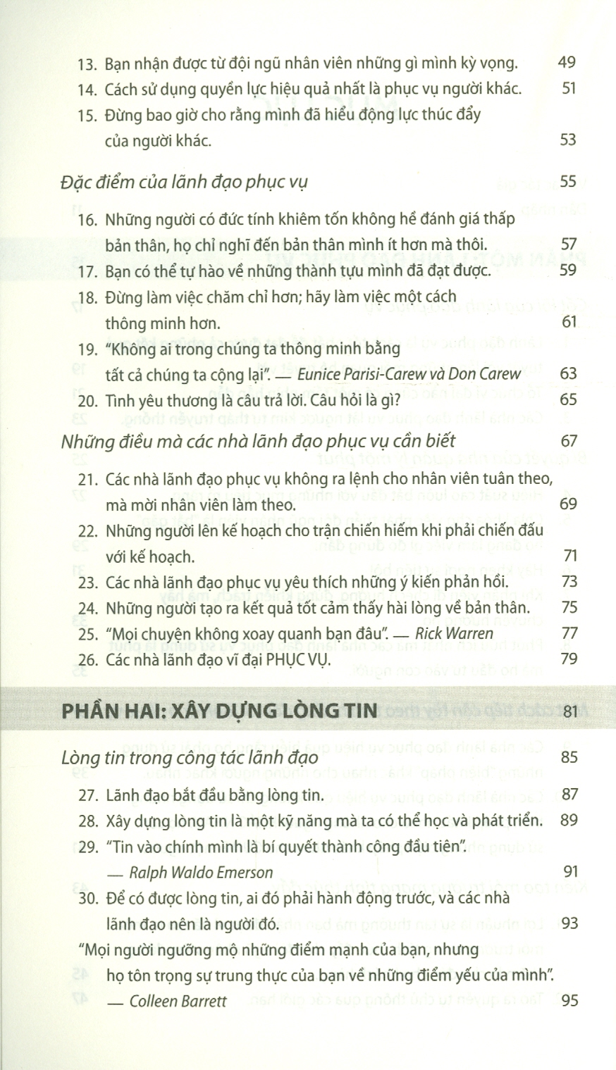 NHỮNG CHÂN LÝ ĐƠN GIẢN VỀ LÃNH ĐẠO - Ken Blanchard & Randy Conley - Mai Chí Trung dịch -