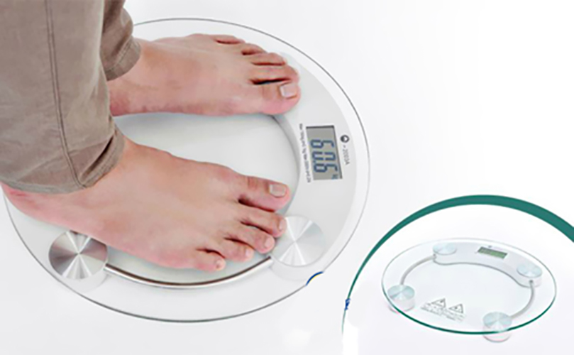 Cân Điện Tử Mặt Kính Tròn Trong Suốt Siêu Bền, Siêu Hot 26cm CD11