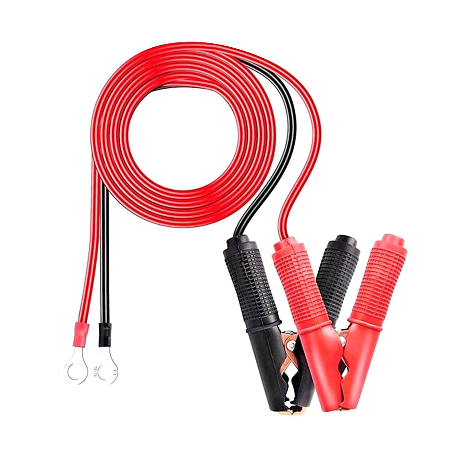 Cars Battery Cable Battery Alligator Clips Clamp 30A Fuse Battery Jump Cable