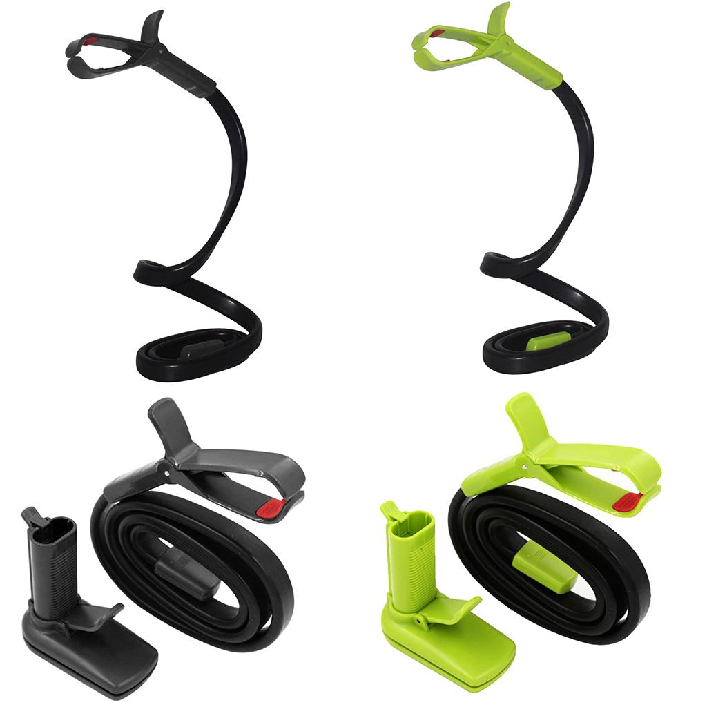 Adjustable 360 Bed Desk Stand Holder Mount for Tablet Phone within 6" Black