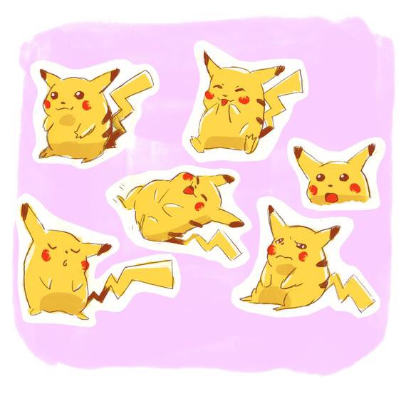 Sticker Pokemon set 30 ảnh có ép lụa