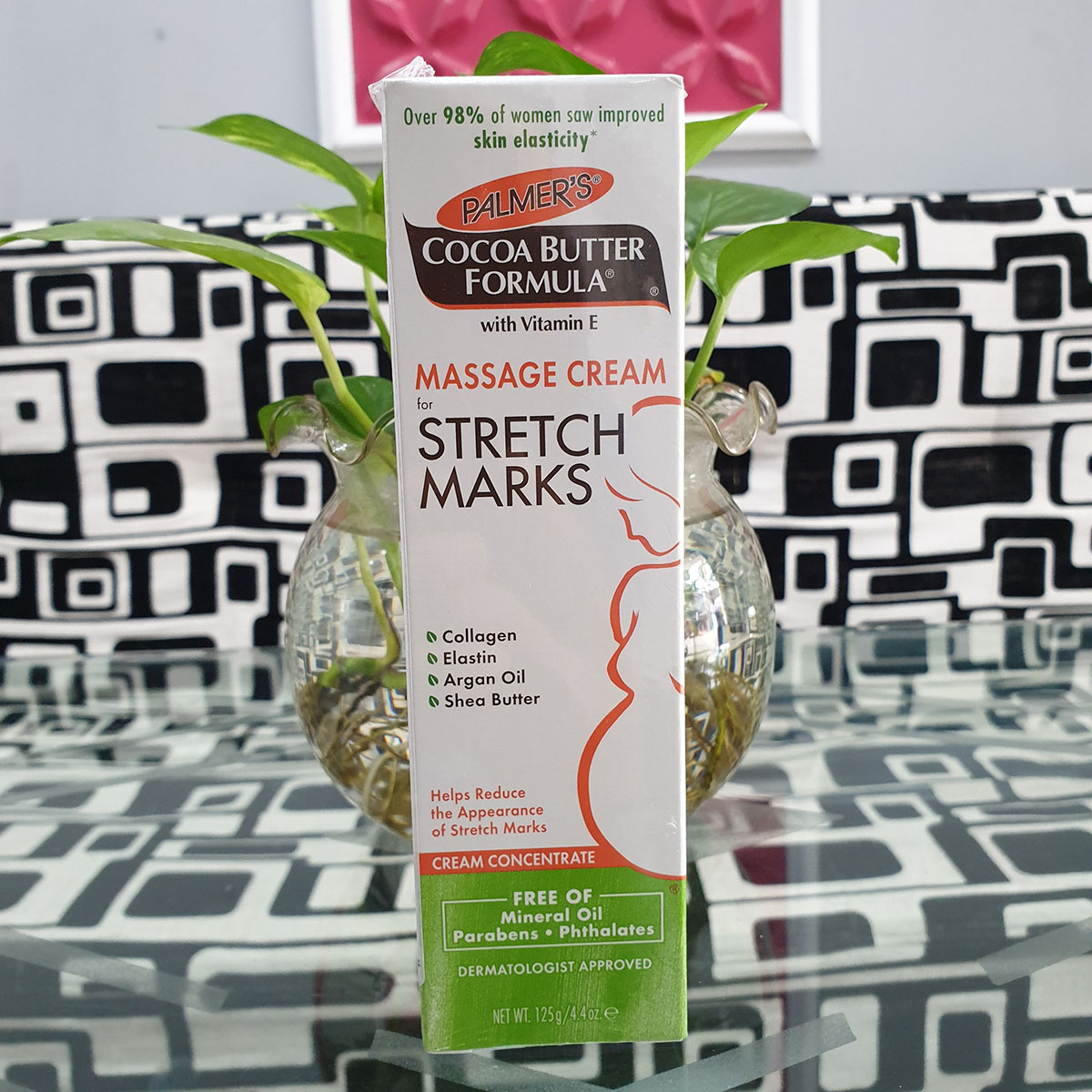 Combo hỗ trợ và ngăn ngừa rạn da Kem Palmer's Massage Cream 125g + Dầu Bio Oil 60ml