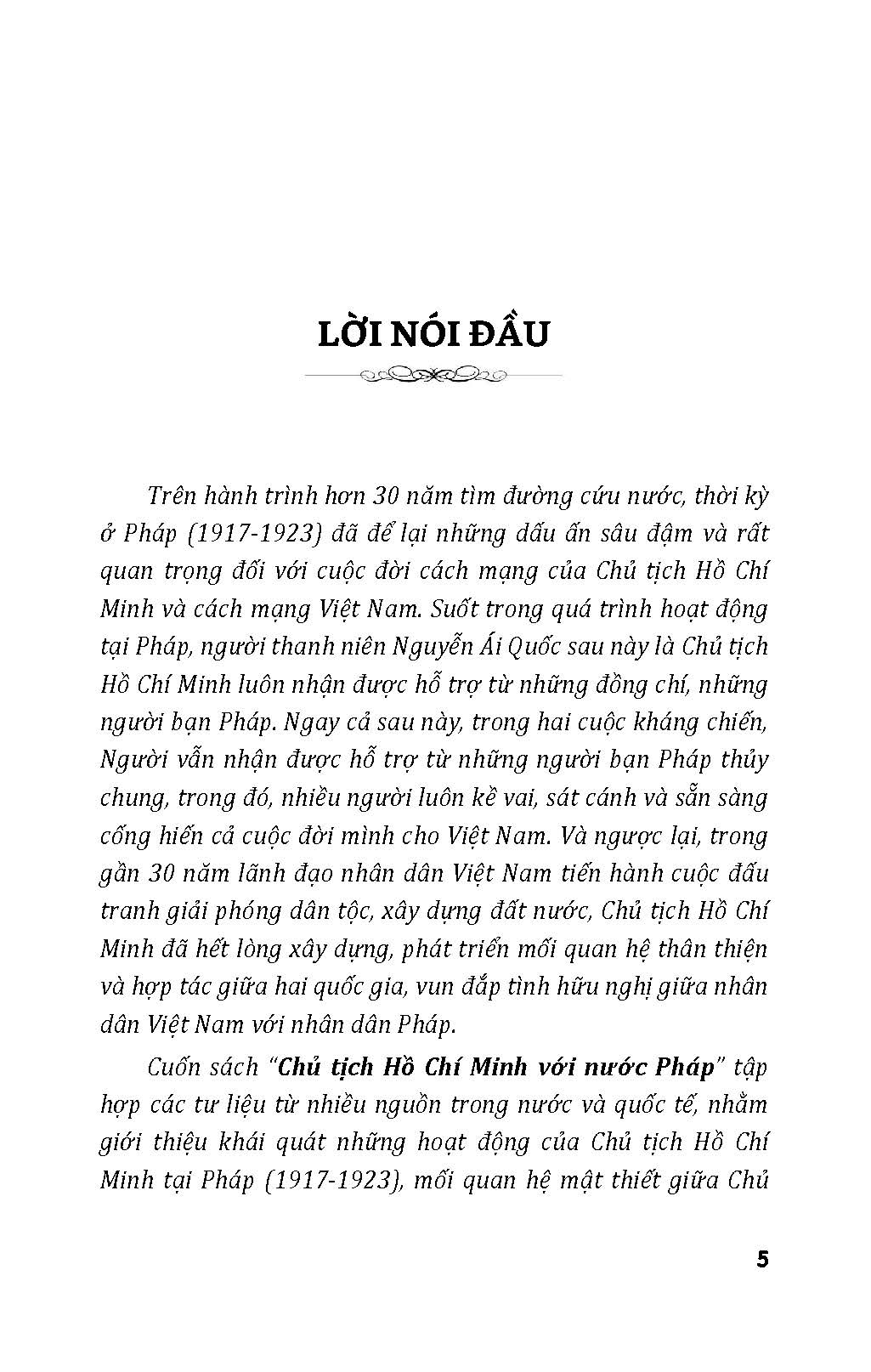 Chủ Tịch Hồ Chí Minh Với Nước Pháp