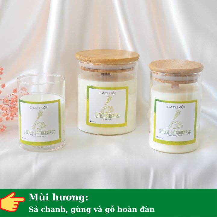 Nến Thơm thư giãn Candle Cup - Mùi GINGERGRASS