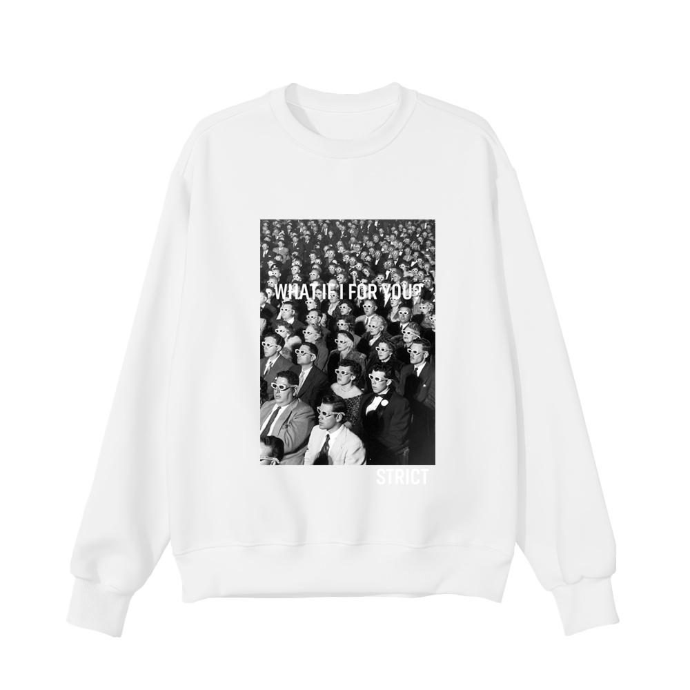 Áo dài tay STRICT NỈ BÔNG Unisex Phong Boutique Basic Sweater Ulzzang cặp đôi nam nữ form rộng oversize Hàn Quốc