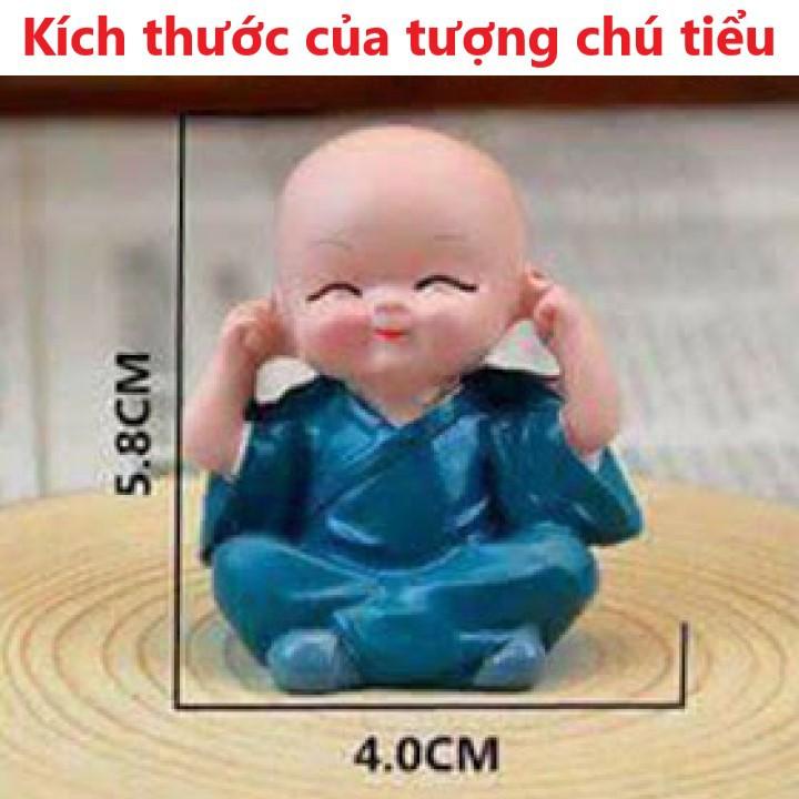 Bộ tượng 4 không 4 chú Tiểu (Hàng đẹp có hộp)