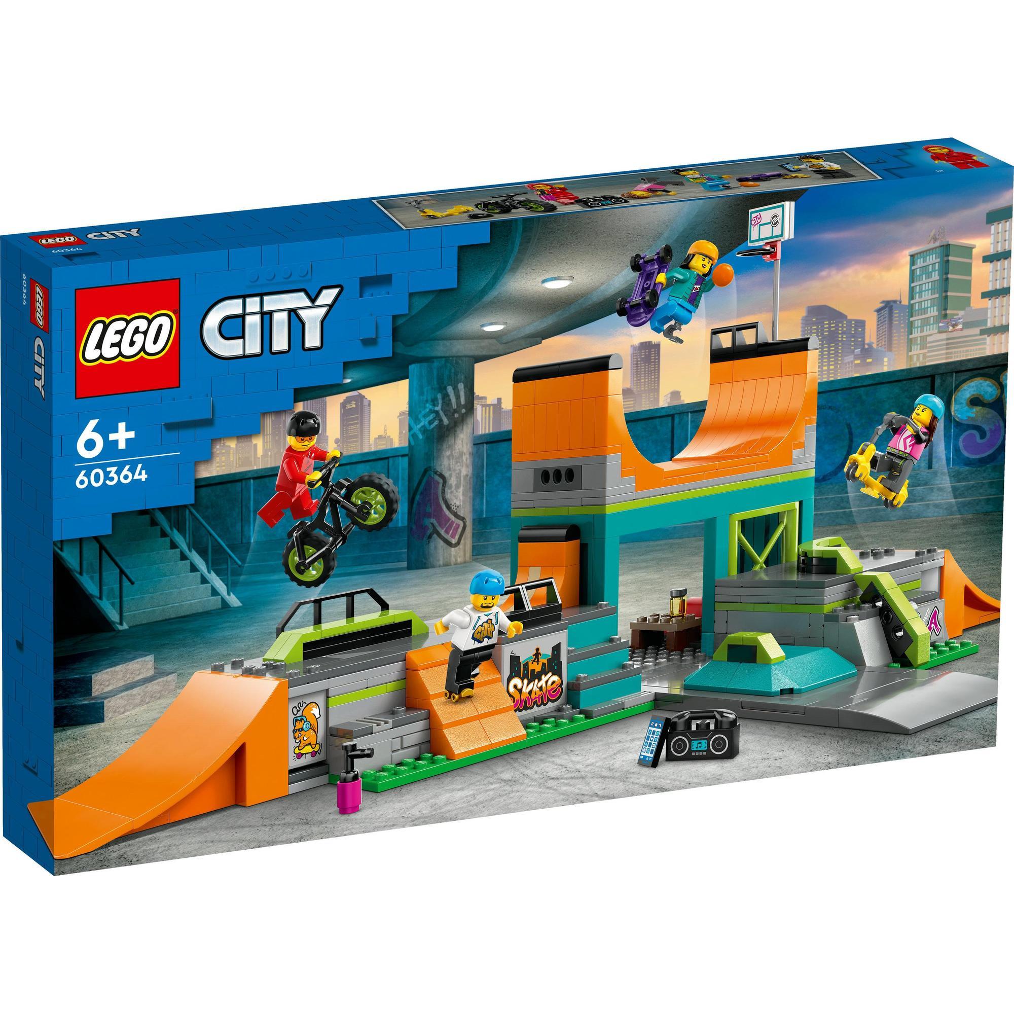 LEGO City 60364 Đồ chơi lắp ráp Công viên trượt ván (454 chi tiết)