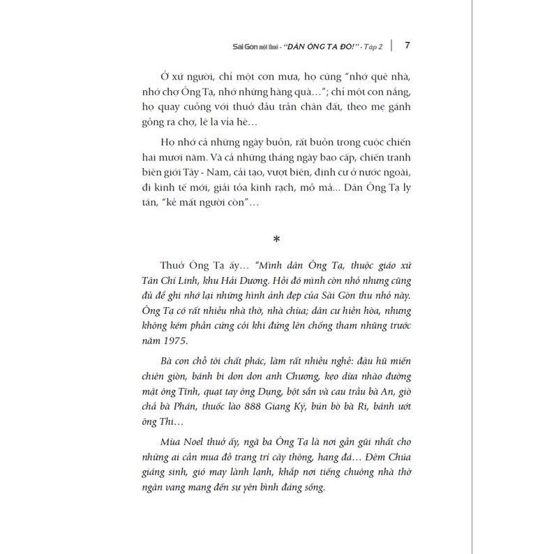 Sài Gòn Một Thuở "Dân Ông Tạ Đó!" Tập 2 - Cù Mai Công - Bản Quyền