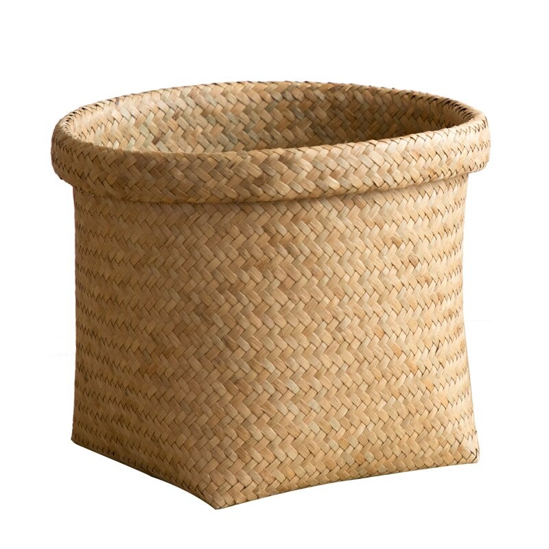 Giỏ cói trồng cây trang trí decor, đựng đồ, cắm hoa - Cây giả, hoa lụa Decor trang trí