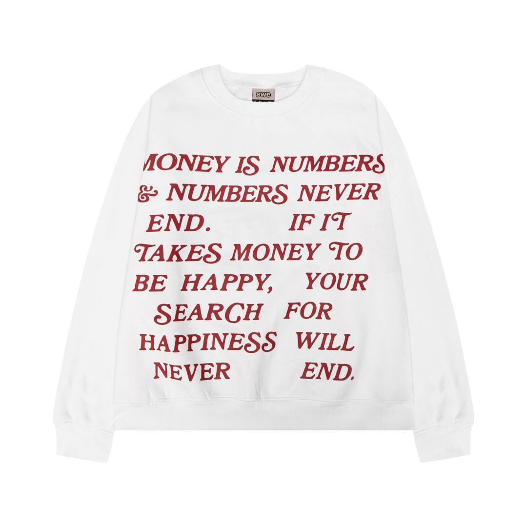 SWE - Áo Sweater nam nữ MONEY chất vải len dệt co dãn dài tay thời trang trẻ trung