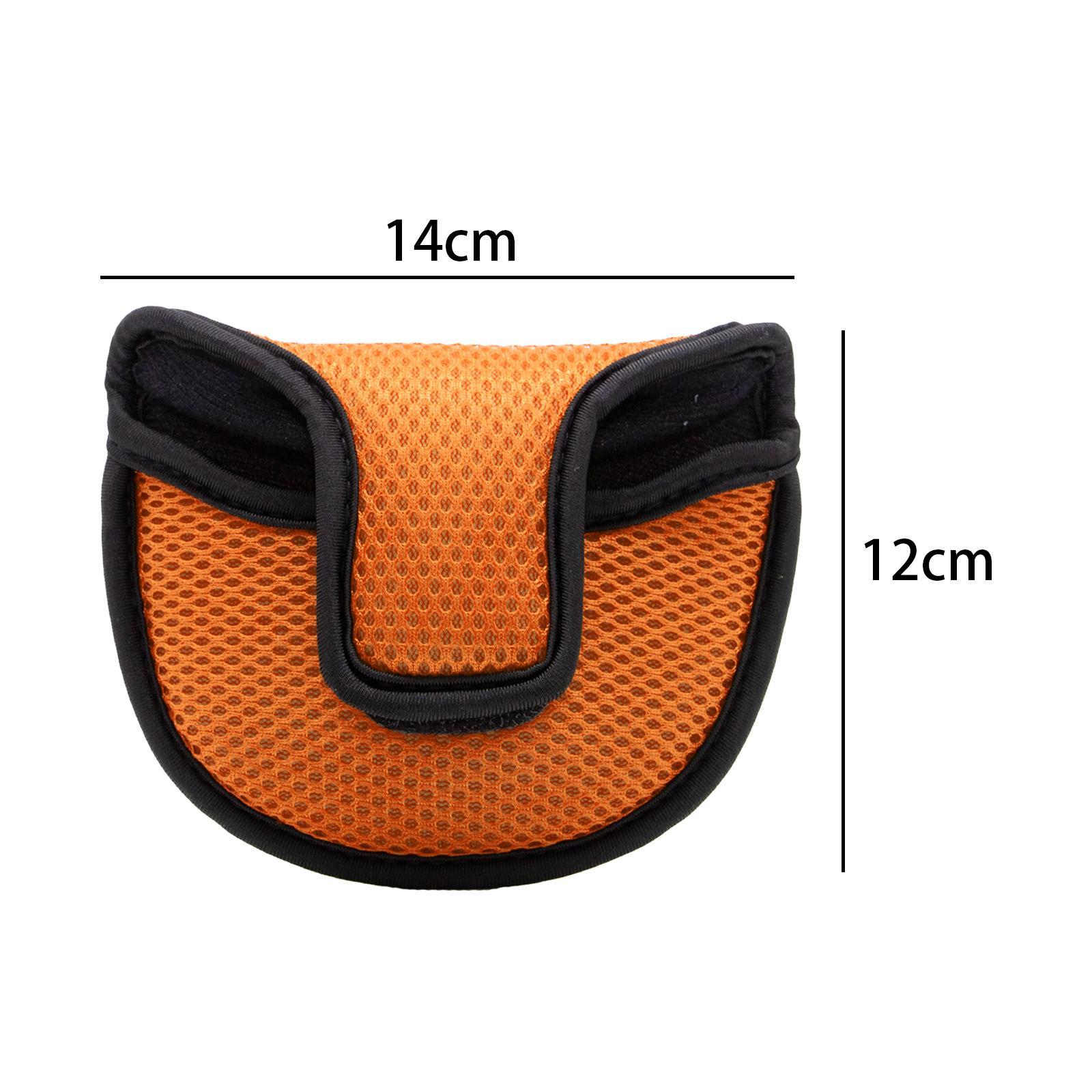 2pcs Nylon Mesh Golf Putter Mallet Head Cover Headcover Club Protector