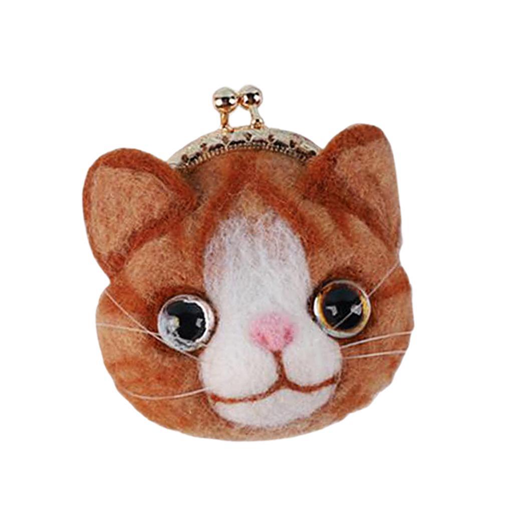 Needle Felting Kit, Wallet Material Kit Embroidery Bag Sewing Crafts DIY