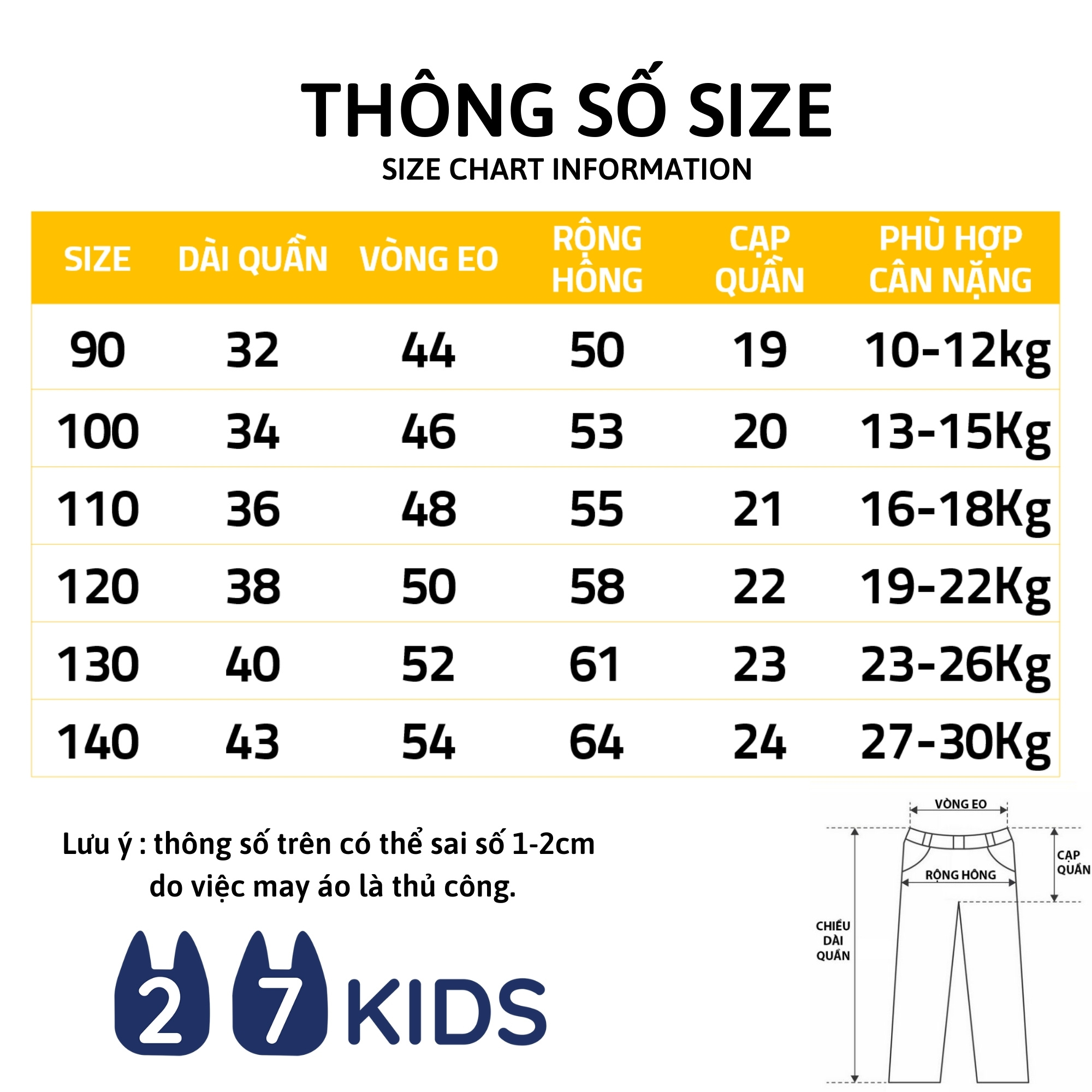 Quần lửng bé gái 27Kids 27Home quần thun nữ mềm mỏng mát cho trẻ từ 2-10 Tuổi GSPM1