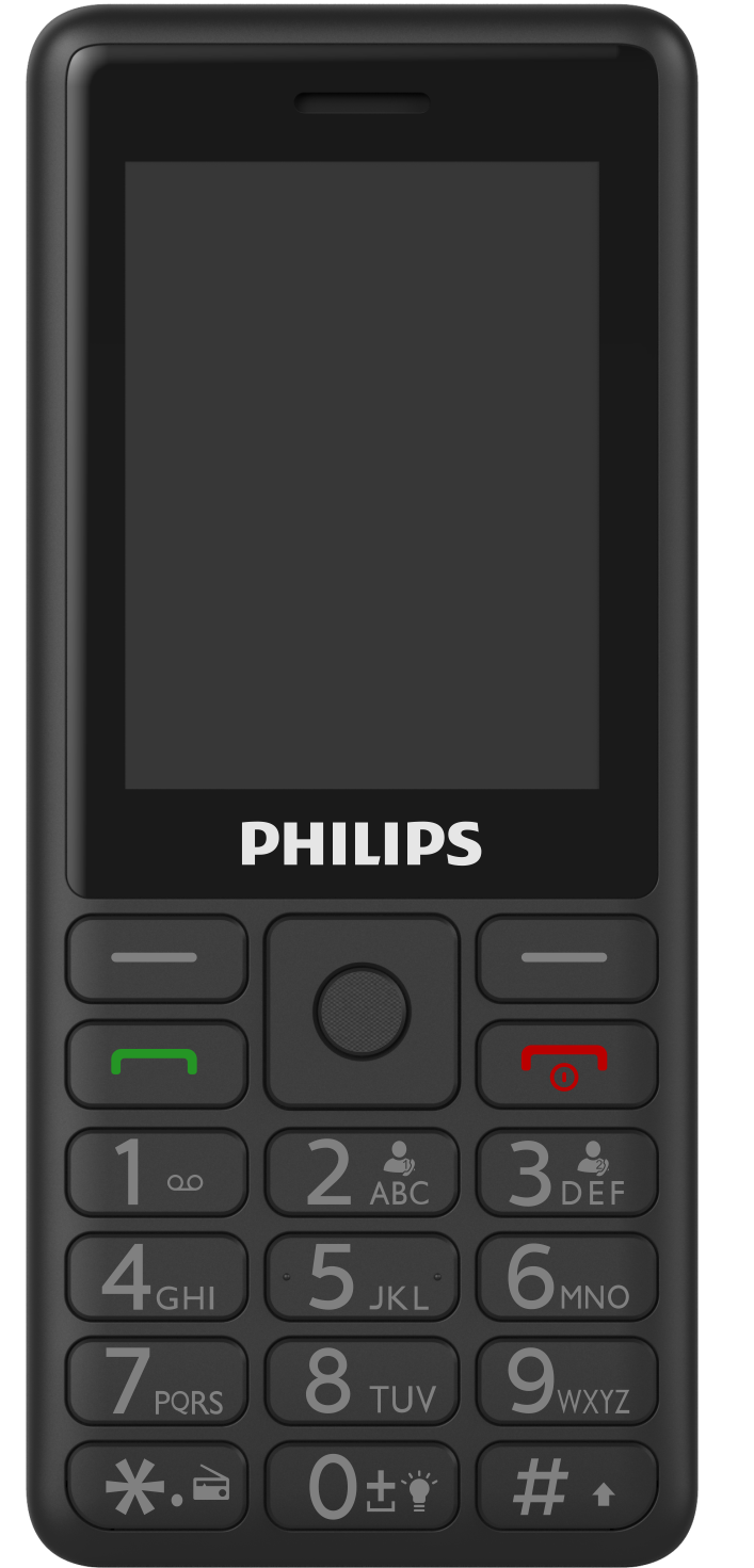 Điện thoại di động E-UTRA FDD (4G) Philips Xenium E506 Black - Hàng Chính Hãng, Bảo Hành Chính Hãng 12 Tháng