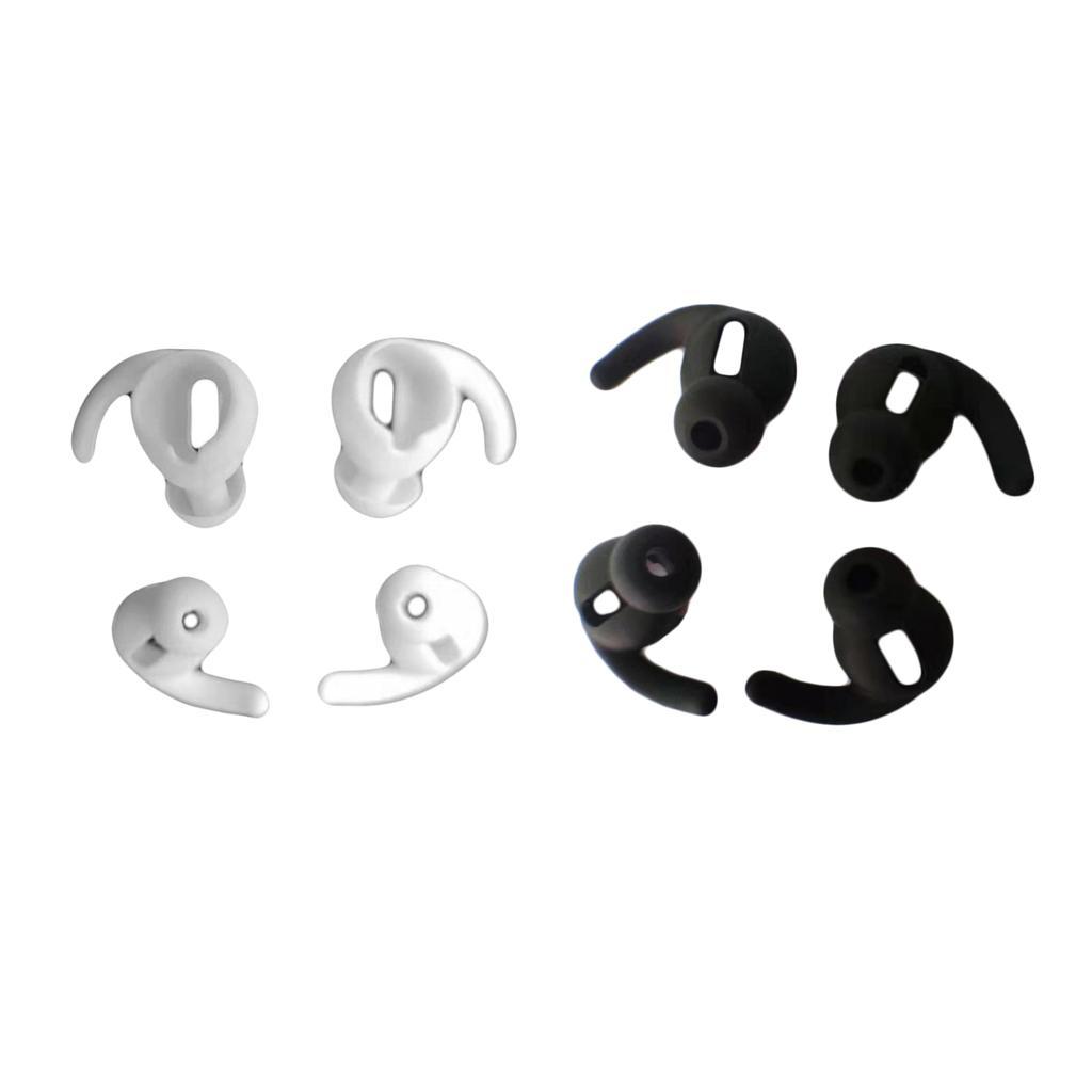 Earphone Cover Earbuds In-ear Tips Earmuffs w/ Case for White