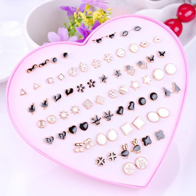 Hộp 36 đôi bông tai cao cấp nhiều mẫu