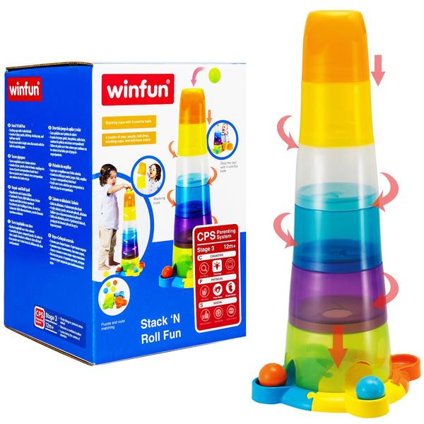 Đồ Chơi Xếp Chồng Cốc Và Bóng Vui Nhộn - Winfun 000737