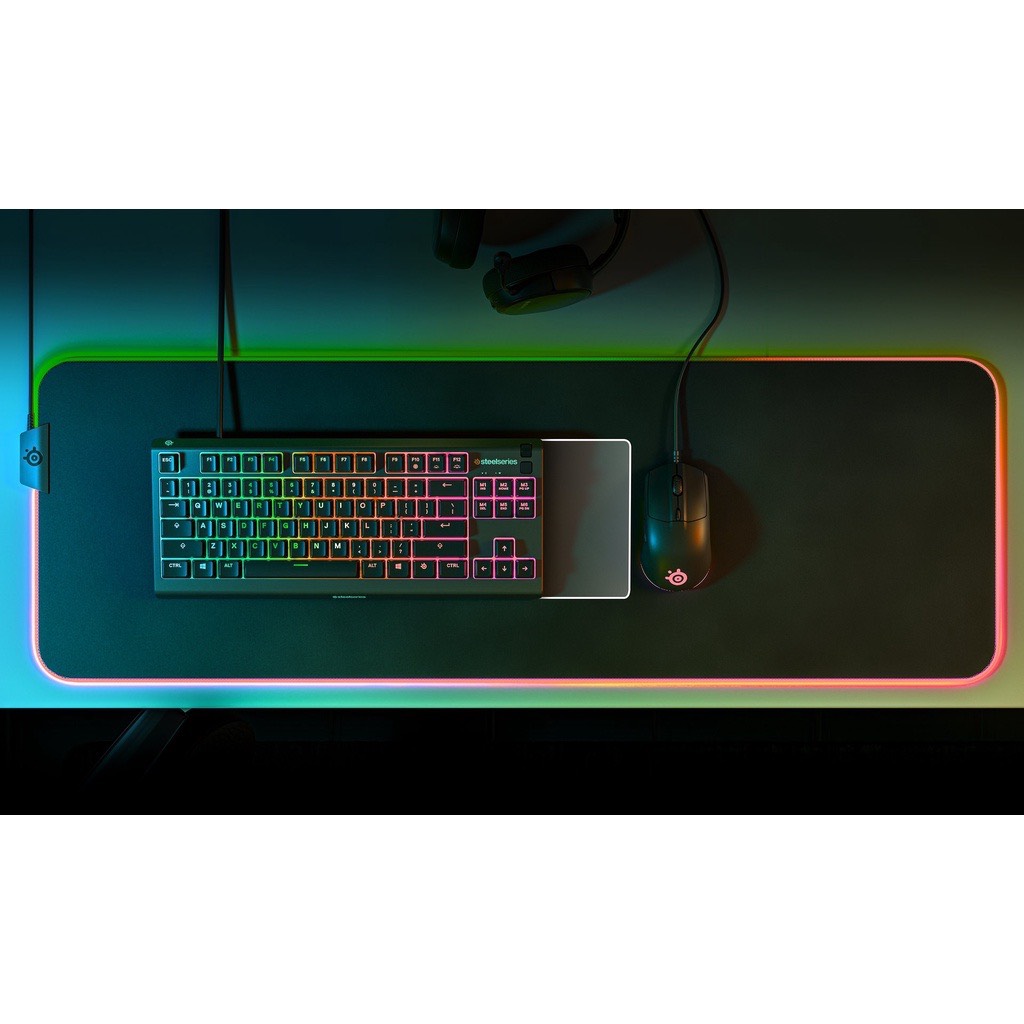 Bàn phím gaming có dây Steelseries Apex 3 TKL RGB chống tràn chuẩn IP32 - Hàng Chính Hãng