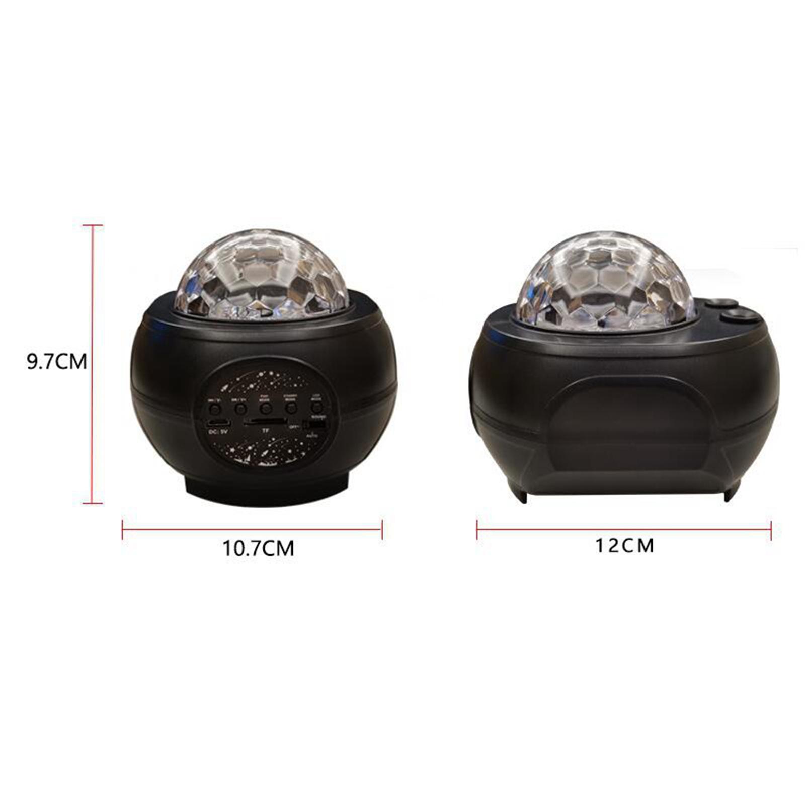 LED Star Projector Night Light, Galaxy Projector Bluetooth Speaker Starry Ocean Wave Lights Lamp for Christmas Birthday Party Stage Bedroom Wedding