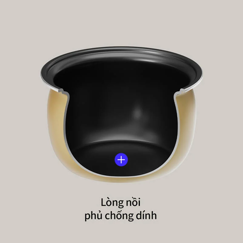 Nồi cơm điện LocknLock 220V, 50Hz, 700W, 1.8L – Màu ngà - EJR462IVY - Hàng chính hãng