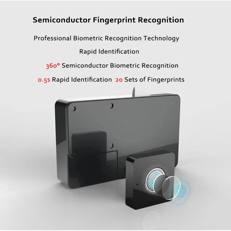 Ổ Khoá tủ vân tay Fingerprint Clock AI - AsiaMart